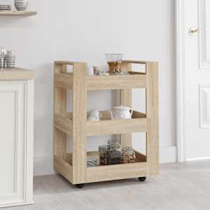 vidaXL lauak&auml;ru Sonoma tamm 60x45x80 cm tehispuit