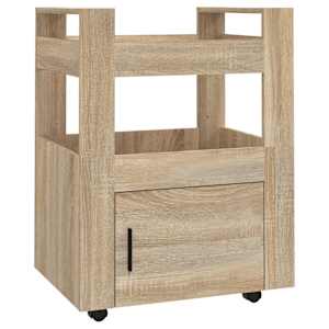 vidaXL lauak&auml;ru Sonoma tamm 60x45x80 cm tehispuit
