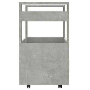 Kuchyňský vozík betonově šedá 60 x 45 x 80 cm kompozitní dřevo - obrázek 7