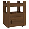 vidaXL lauak&auml;ru pruun tamm 60x45x80 cm tehispuit