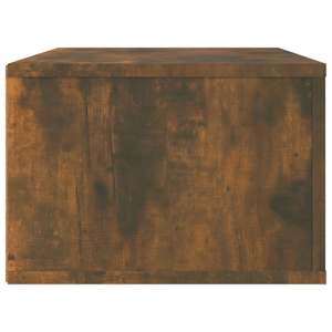 Závěsná TV skříňka kouřový dub 80 x 36 x 25 cm kompozitní dřevo - obrázek 8