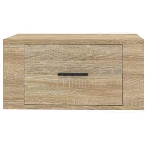 Nástěnný noční stolek dub sonoma 50x36x25 cm - obrázek 6