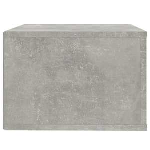 Nástěnné noční stolky 2 ks betonově šedé 50x36x25 cm - obrázek 9