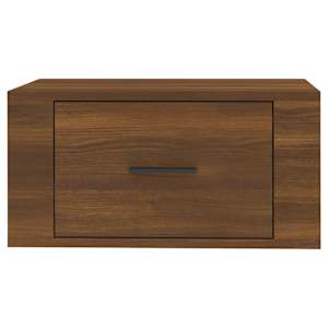 Nástěnné noční stolky 2 ks hnědý dub 50x36x25 cm - obrázek 7