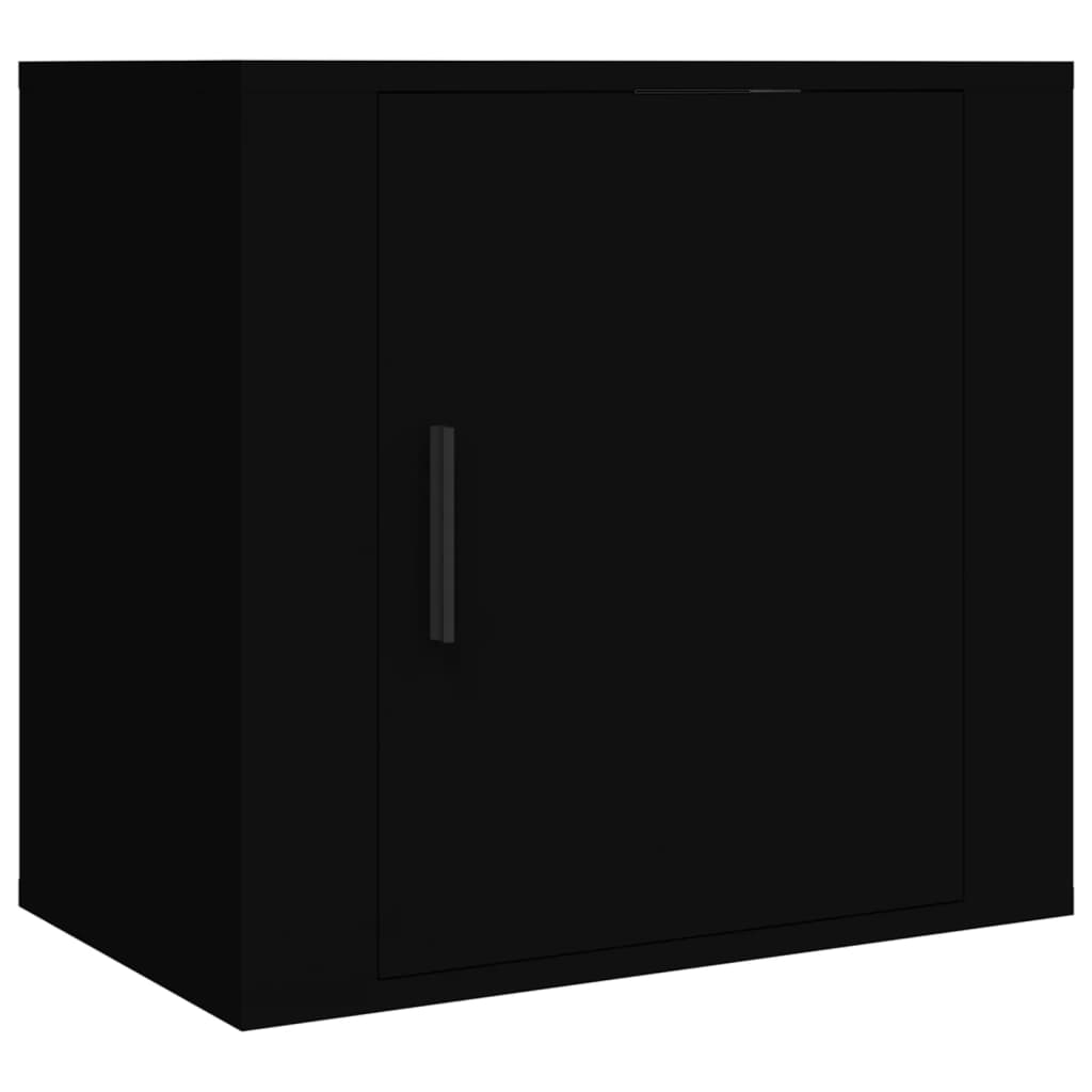 Noptiere de perete, negru, 50x30x47 cm