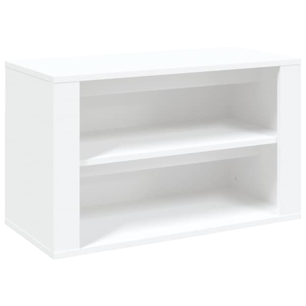 vidaXL kingariiul, valge, 75 x 35 x 45 cm, tehispuit