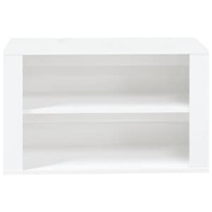 Botník bílý s vysokým leskem 75 x 35 x 45 cm kompozitní dřevo - obrázek 5