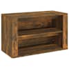 vidaXL kingakapp, suitsutatud tamm, 75 x 35 x 45 cm, tehispuit