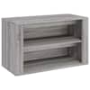 vidaXL kingariiul, hall Sonoma tamm, 75 x 35 x 45 cm, tehispuit