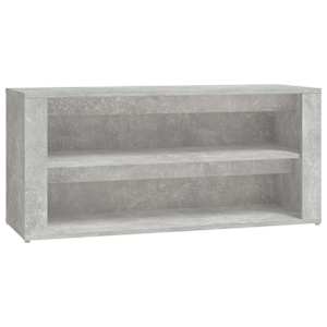 vidaXL kingakapp, betoonhall, 100x35x45 cm, tehispuit