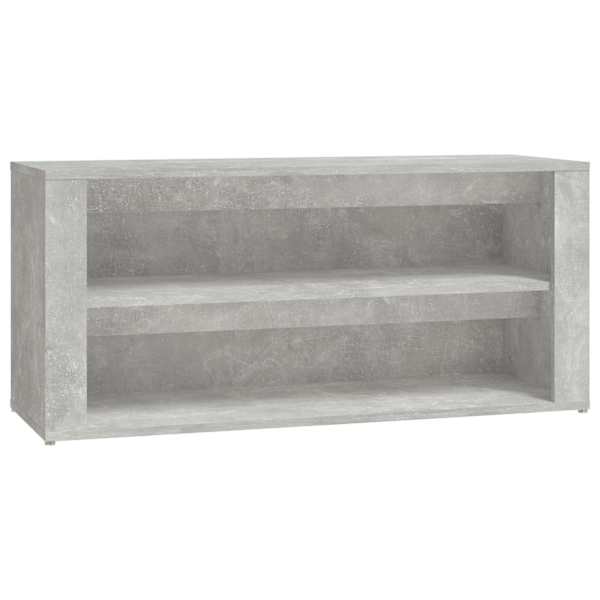 vidaXL kingakapp, betoonhall, 100x35x45 cm, tehispuit