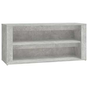 Botník betonově šedý 100 x 35 x 45 cm kompozitní dřevo - obrázek 2