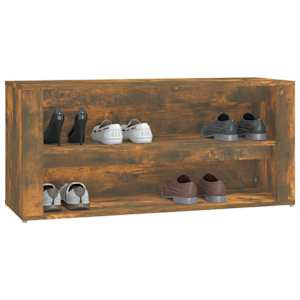 Botník kouřový dub 100 x 35 x 45 cm kompozitní dřevo - obrázek 4
