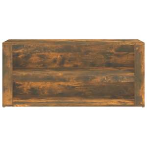 Botník kouřový dub 100 x 35 x 45 cm kompozitní dřevo - obrázek 5