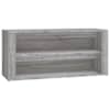 vidaXL kingakapp, hall Sonoma tamm, 100x35x45 cm, tehispuit