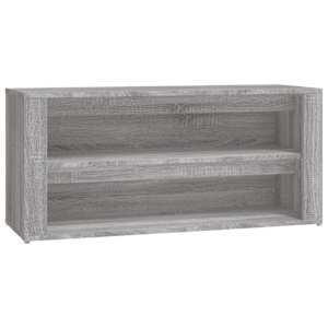 vidaXL kingakapp, hall Sonoma tamm, 100x35x45 cm, tehispuit