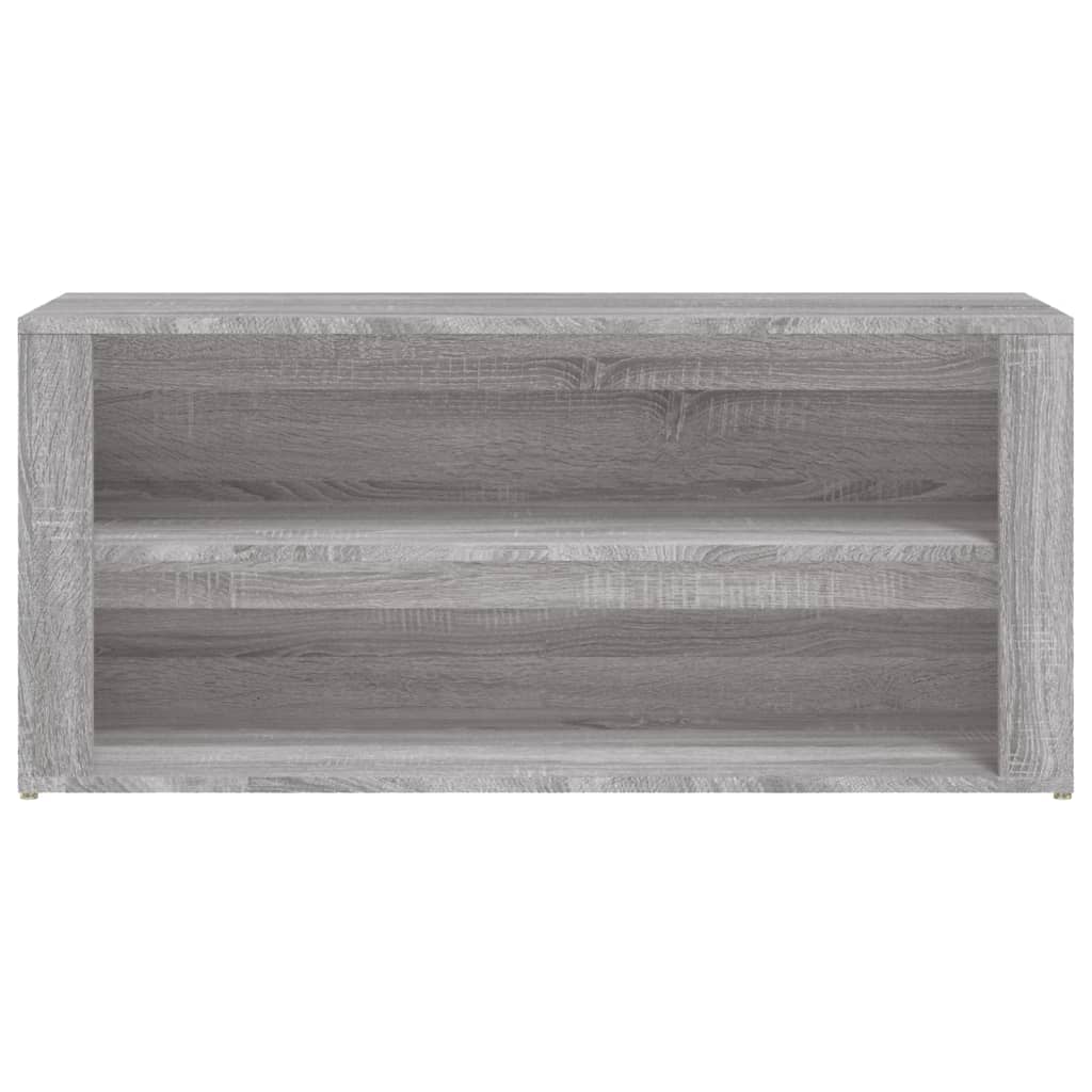 Schuhregal Grau Sonoma 100x35x45 cm Holzwerkstoff | Stepinfit