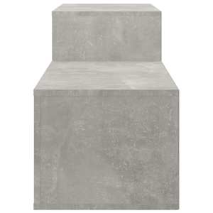 Botník betonově šedý 150 x 35 x 45 cm kompozitní dřevo - obrázek 6