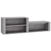 vidaXL kingakapp, hall Sonoma tamm, 150x35x45 cm, tehispuit