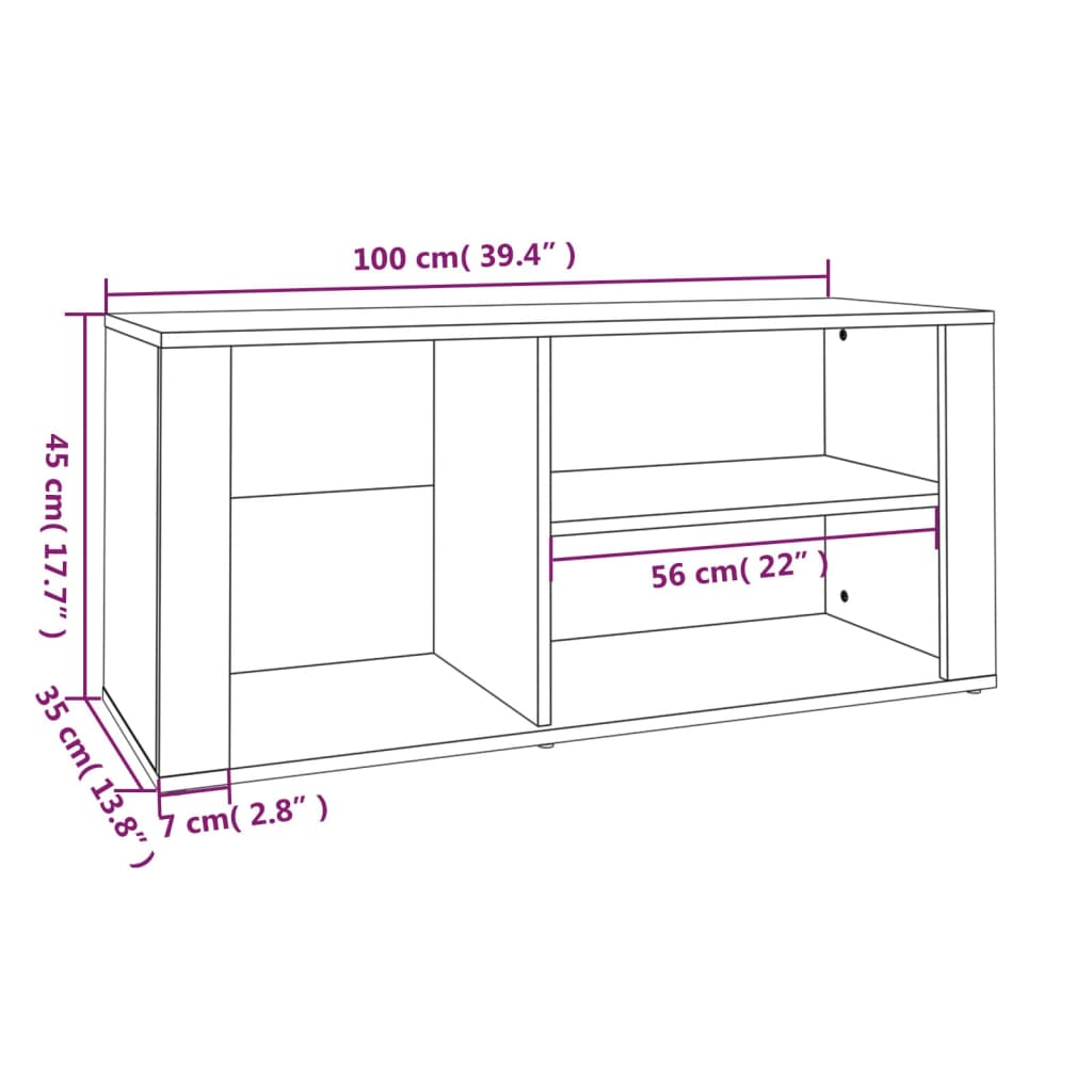 Mueble Zapatero Madera Contrachapada Entrada Pasillo Salón Multicolor  vidaXL