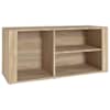 vidaXL kingakapp, Sonoma tamm, 100 x 35 x 45 cm, tehispuit