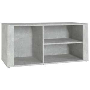 Botník betonově šedý 100x35x45 cm kompozitní dřevo - obrázek 2