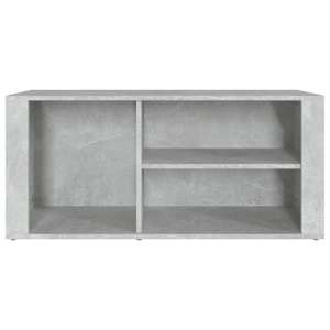 Botník betonově šedý 100x35x45 cm kompozitní dřevo - obrázek 5