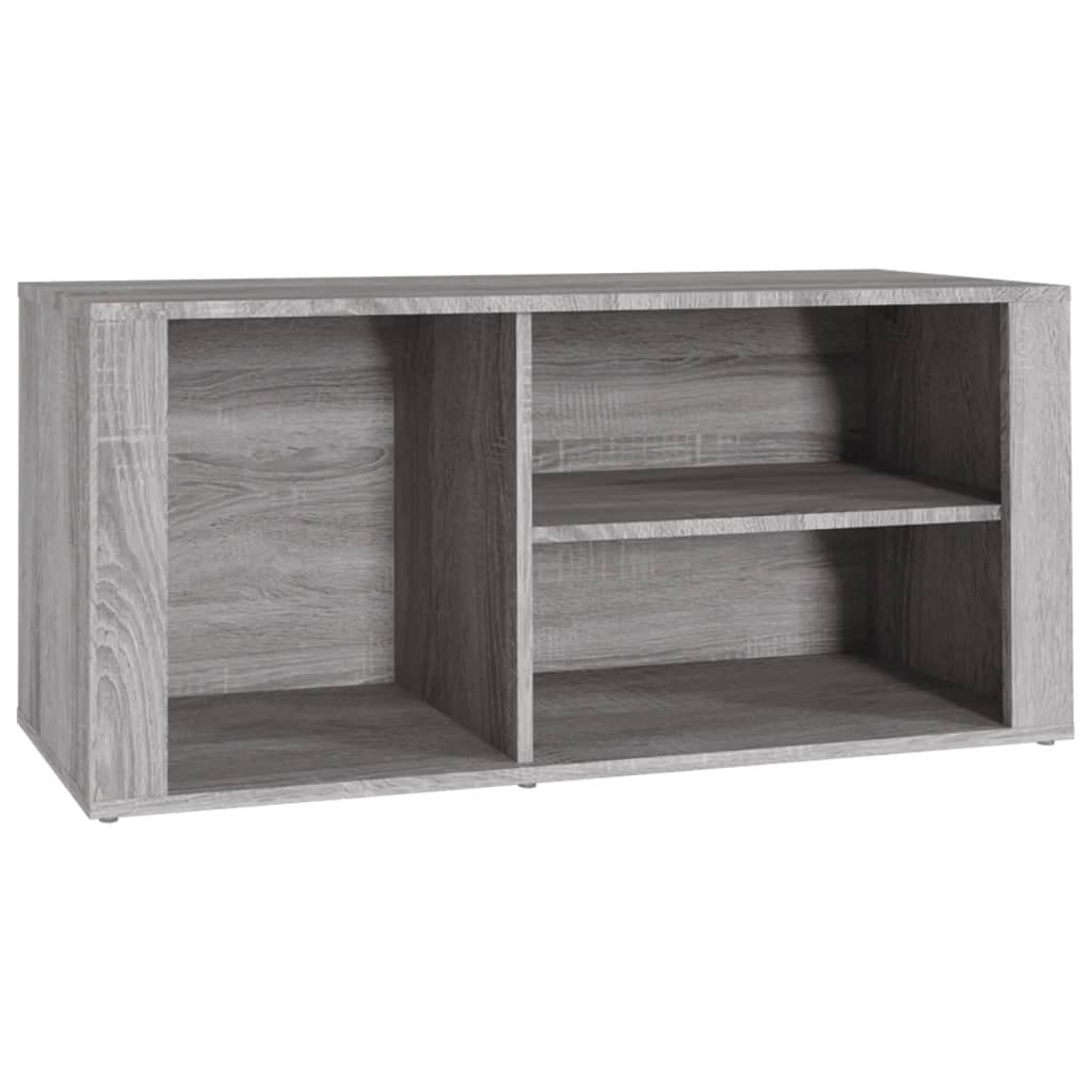 vidaXL Botník sivý dub sonoma 100x35x45 cm spracované drevo