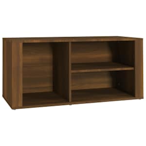 vidaXL kingakapp, pruun tamm, 100 x 35 x 45 cm, tehispuit