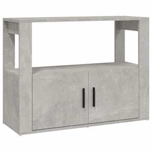 Příborník betonově šedý 80x30x60 cm kompozitní dřevo - obrázek 2
