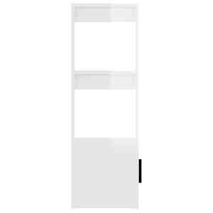 Příborník bílý s vysokým leskem 80x30x90 cm kompozitní dřevo - obrázek 8