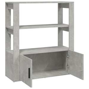 Příborník betonově šedý 80x30x90 cm kompozitní dřevo - obrázek 7