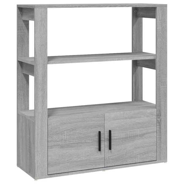vidaXL puhvetkapp, hall Sonoma tamm, 80x30x90 cm, tehispuit