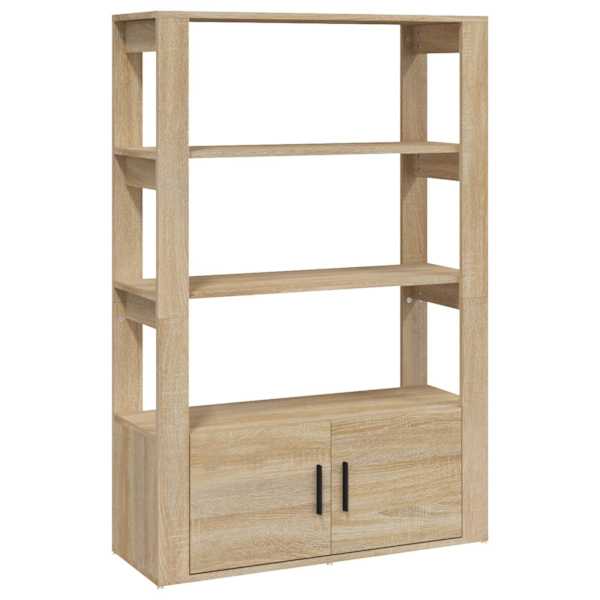 vidaXL puhvetkapp, Sonoma tamm, 80x30x119,5 cm tehispuit