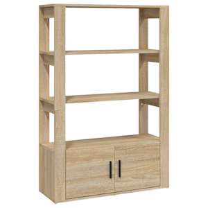 Příborník dub sonoma 80x30x119,5 cm kompozitní dřevo - obrázek 2