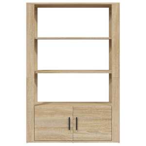 Příborník dub sonoma 80x30x119,5 cm kompozitní dřevo - obrázek 6