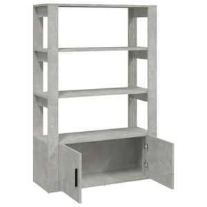 Příborník betonově šedý 80x30x119,5 cm kompozitní dřevo - obrázek 7