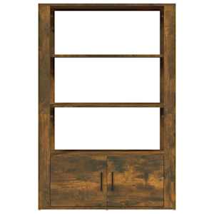 Příborník kouřový dub 80x30x119,5 cm kompozitní dřevo - obrázek 6