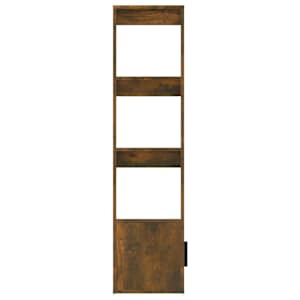 Příborník kouřový dub 80x30x119,5 cm kompozitní dřevo - obrázek 8