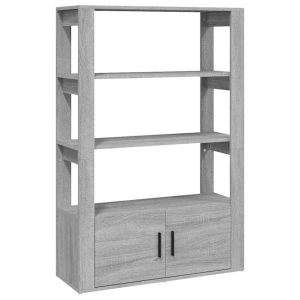 vidaXL puhvetkapp, hall Sonoma tamm, 80x30x119,5 cm, tehispuit