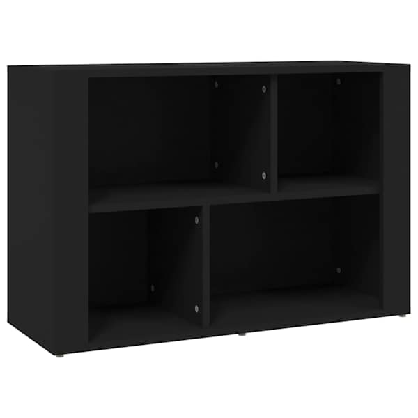 vidaXL puhvetkapp, must, 80 x 30 x 54 cm, tehispuit
