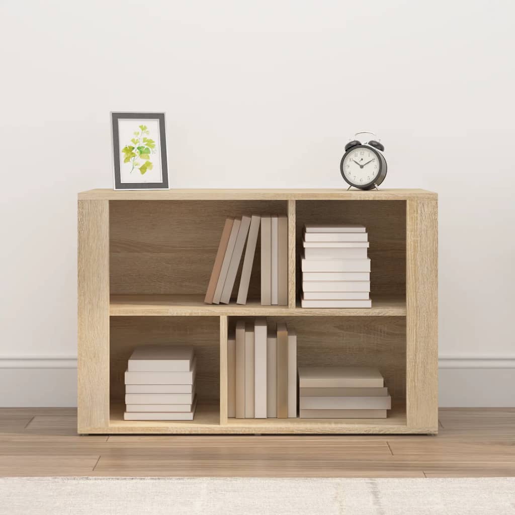 vidaXL Dressoir 80x30x54 cm bewerkt hout sonoma eikenkleurig