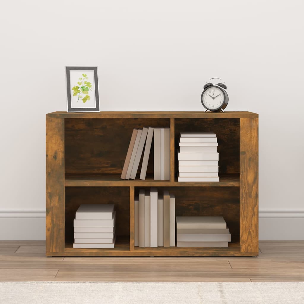 vidaXL Dressoir 80x30x54 cm bewerkt hout gerookt eikenkleurig