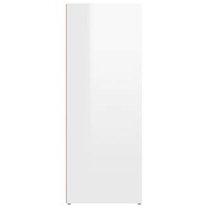 Příborník bílý s vysokým leskem 80x30x80 cm kompozitní dřevo - obrázek 6