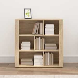 vidaXL &Scaron;oninė spintelė, ąžuolo spalvos, 80x30x80cm, apdirbta mediena