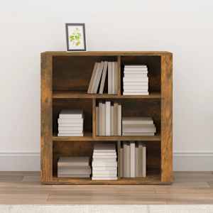 vidaXL Buffet Ch&ecirc;ne fum&eacute; 80x30x80 cm Bois d'ing&eacute;nierie