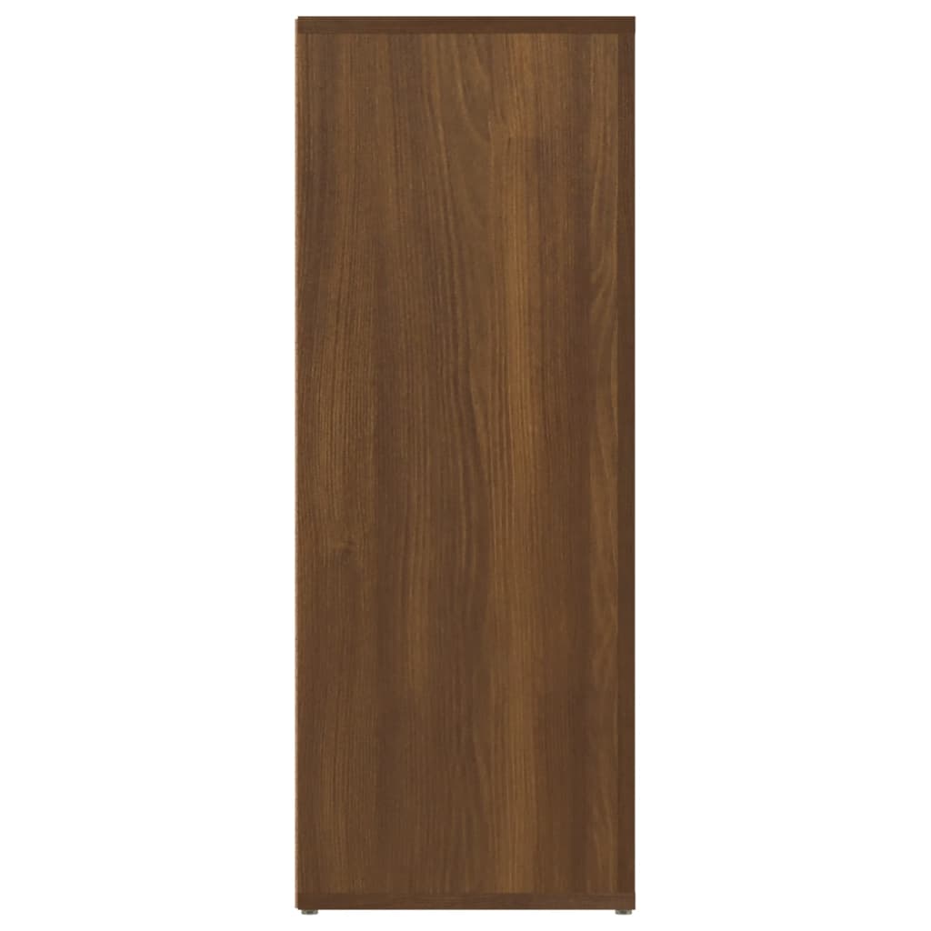  Komoda hnedý dub 80x30x80 cm spracované drevo