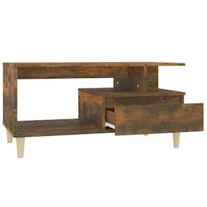 Konferenční stolek kouřový dub 90x49x45 cm kompozitní dřevo - obrázek 6