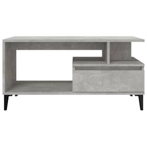 Konferenční stolek betonově šedý 90x49x45 cm kompozitní dřevo - obrázek 5