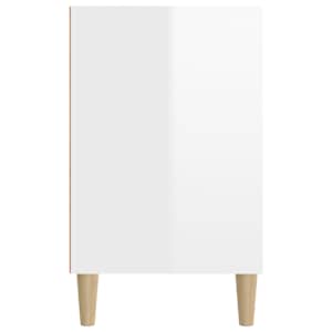 Botník bílý s vysokým leskem 102x36x60 cm kompozitní dřevo - obrázek 6
